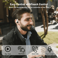 thumbnail image 5 of G JGOO AI-powered real-time translation earphones support 112 languages, have 71 built-in professional templates for accurate transcription and summarization, and support audio and video calls., 5 of 6