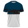 thumbnail image 1 of T-Shirt Mode Été pour Hommes Course en Plein Air Entraînement Physique Sports Séchage Rapide Manches Courtes Col Rond Ample Neutre Imprimé, 1 of 5