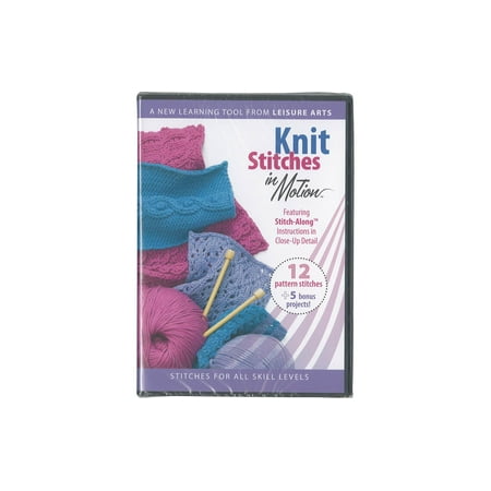 Leisure Arts Knit Stitches in Motion Knitting DVD