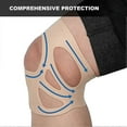 thumbnail image 5 of 1 Pair Knee Brace For Water Sports Silicone Ultra-thin Waterproof Knee Pads Knee Restraint For Meniscus Tear Knee Pain Injury Pain Relief, 5 of 5