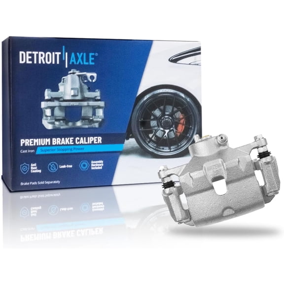 Detroit Axle - Front Left Disc Brake Caliper w/Bracket Replacement for 2014 2015 2016 2017 2018 Kia Soul Naturally Aspirated