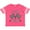 Football Pink and White, variant on Inktastic I Love Racing Rally Flags Girls Girls Toddler T-Shirt