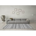thumbnail image 3 of Ahgly Company Indoor Square Solid Gray Modern Area Rugs, 4' Square, 3 of 4
