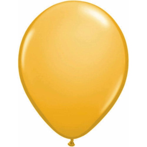 Qualatex 11" Balloons, Goldenrod, 100Pack