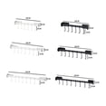 thumbnail image 6 of Manunclaims Utensil Rack Wall Mounted Punch Free Movable Hooks Load-bearing Kitchen Utensil Hanger Holder Rack for Home, 6 of 8