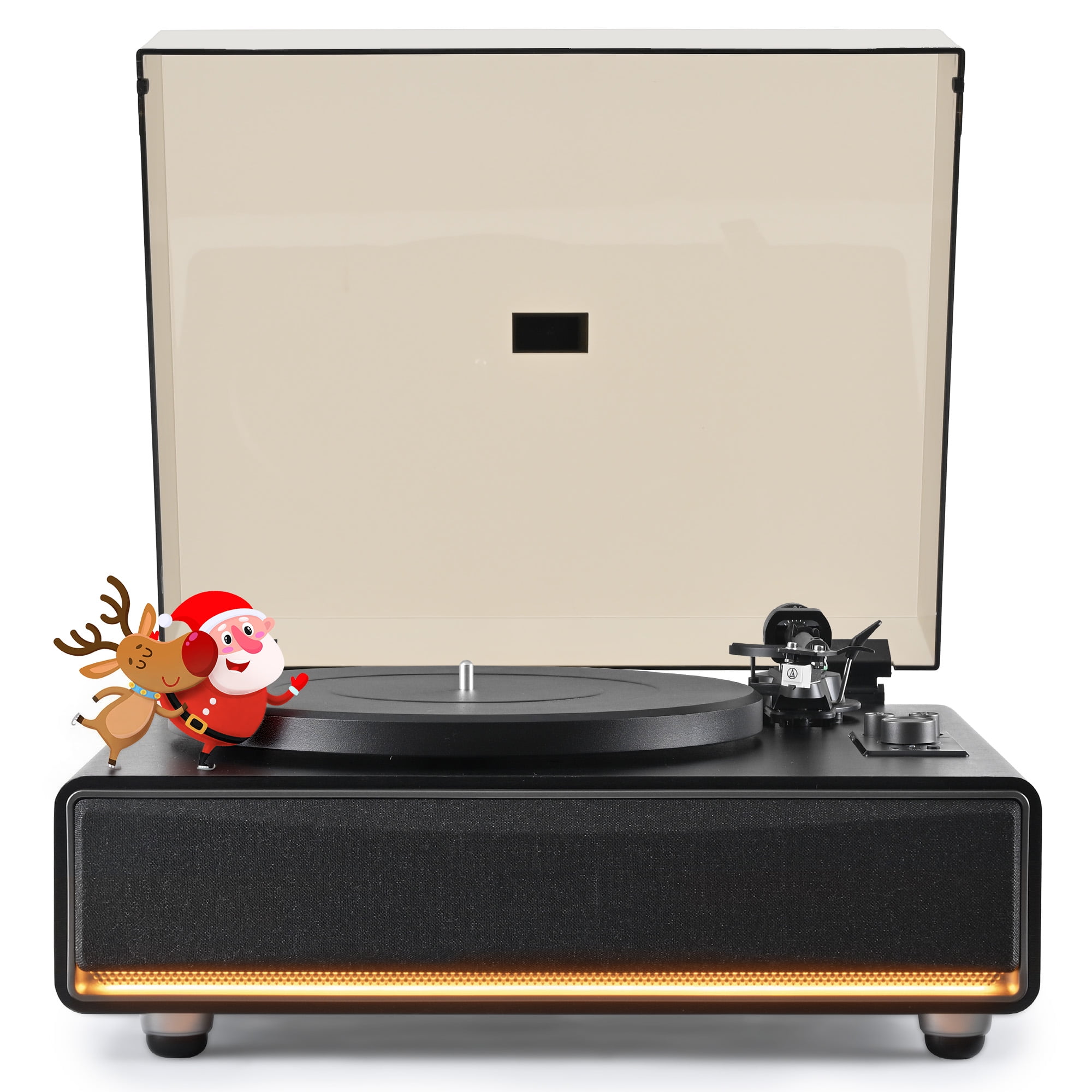 SYLVANIA Terntableターンテーブル SYLVANIA SRCD844 Nostalgia 7-in-1 with Bluetooth(R) Turntable