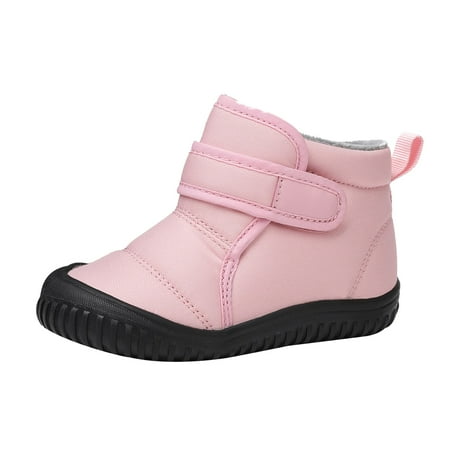 Otqutp Children Casual Sneakers Girls Single Shoes Bowknot First Shoes Buckle Strap Toddler Soft Bottom Breathable Princess Shoes for 0-5 Years(Pink 9-12 Months)