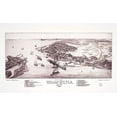 thumbnail image 2 of Stoner 14x10 Gold Ornate Wood Framed with Double Matting Museum Art Print Titled - Cedar Key Florida - Stoner 1884, 2 of 4