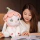 thumbnail image 2 of Stuffed Rabbit Toy Soft Skin Friendly Cute Throw Pillow Plush Cartoon Animal Doll Toy for Children Girls Closed Eyes 42cm/16.5in 530g/18.7oz, 2 of 3