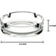 thumbnail image 3 of Ceniceros de cristal elegantes para la decoración del hogar, modernos y portátiles, transparentes, fáciles de limpiar y aptos para lavavajillas (paquete de 2), 3 of 6