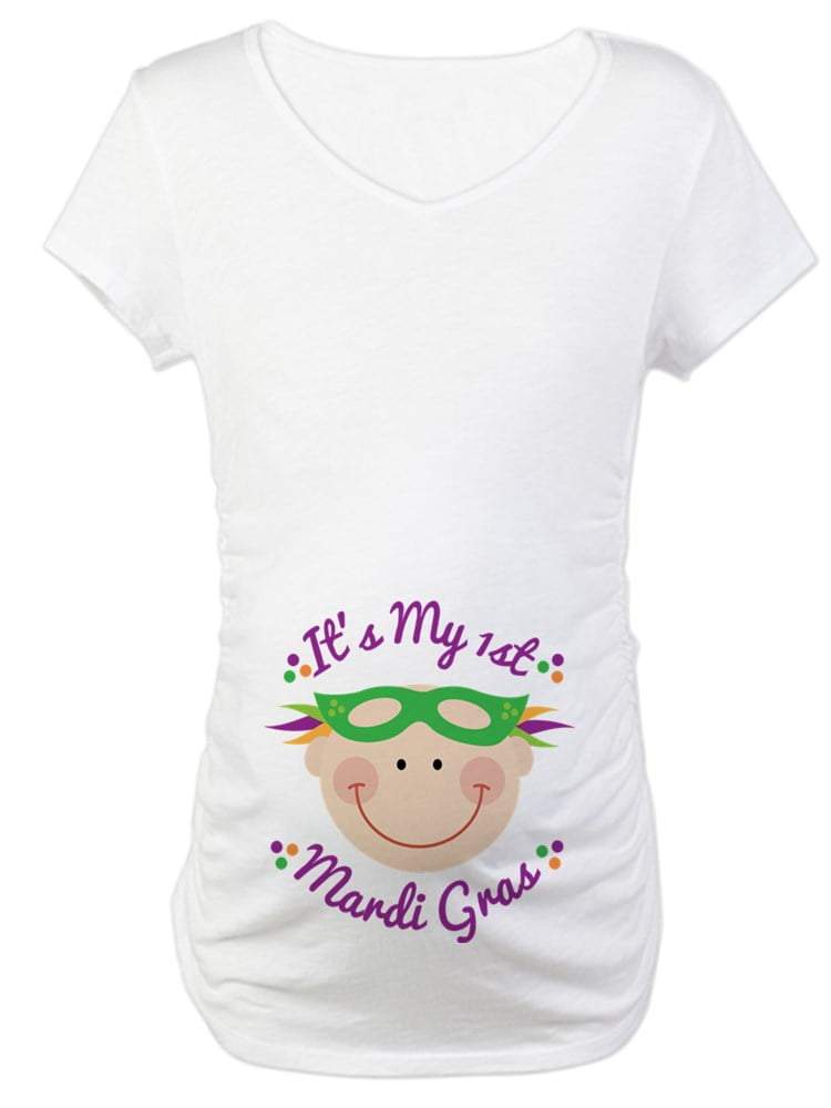 mardi gras maternity dress