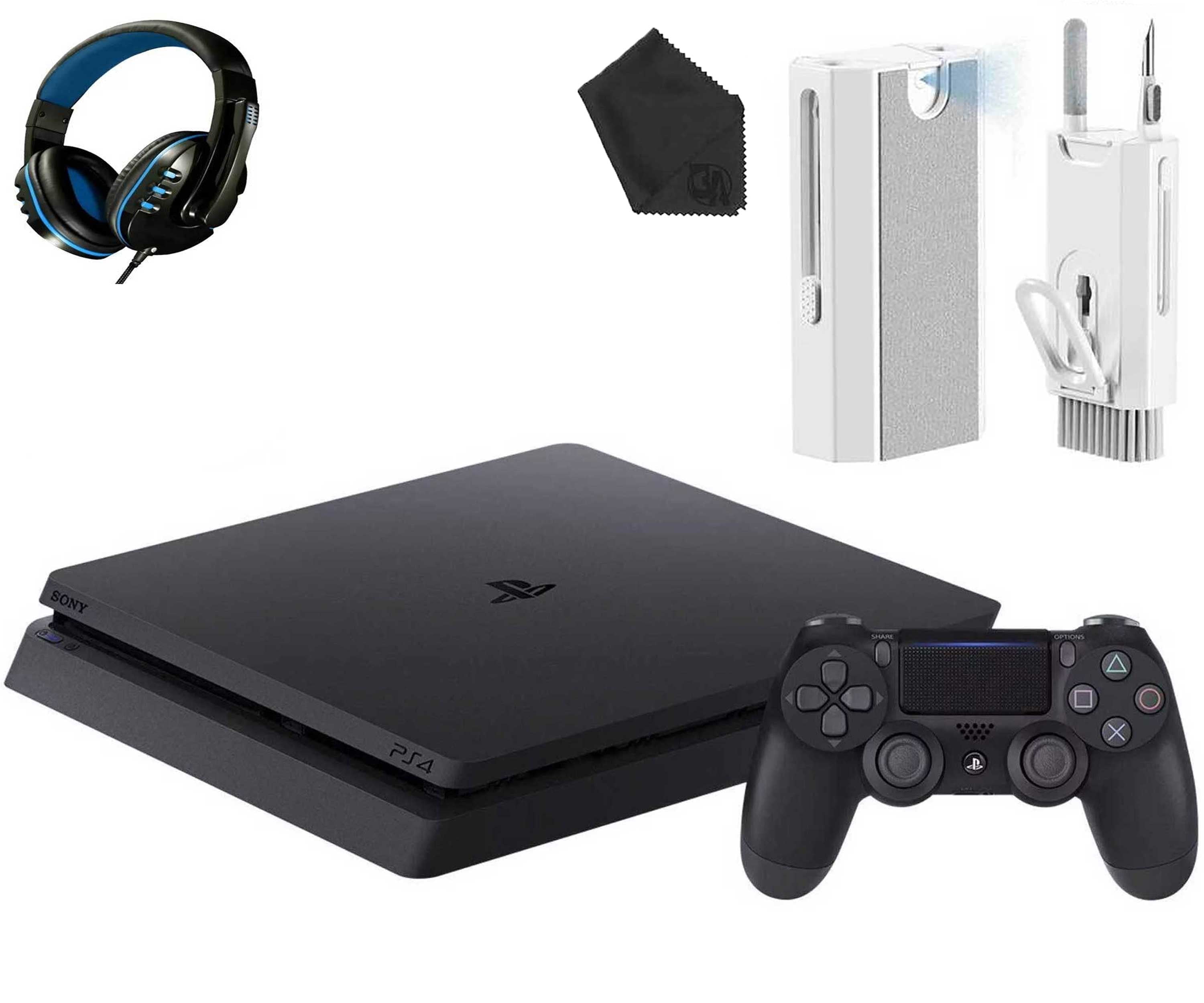 Sony Playstation 4 (PS4) 1TB Slim Console - Jet Black +Game, 2020