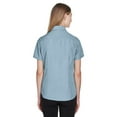 thumbnail image 2 of Harriton Ladies' Barbados Textured Camp Shirt, 2 of 3