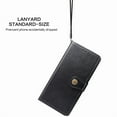 thumbnail image 5 of for Samsung Galaxy S24 Ultra Phone Case Wallet Card Holder, Premium PU Leather Stand Flip Wrist Strap Magnetic Closure Shockproof Protective Wallet Case Cover for Samsung Galaxy S24 Ultra, Black, 5 of 6