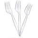 thumbnail image 1 of Tenedores de plástico, tenedores desechables resistentes y duraderos para uso en fiestas, picnic, barbacoa o restaurante, tenedores de plástico a granel 100 piezas oso de fresa Hogar, 1 of 5