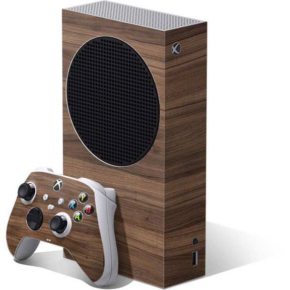 Skinit Wood Natural Walnut Wood Xbox Series S Bundle Skin