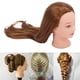 thumbnail image 1 of Cabeza De Maniquí, Cabeza De Entrenamiento De Peinado, Práctica De Trenzado De Silicona Con Soporte De Abrazadera Para Exhibición Para Principiantes, 1 of 7