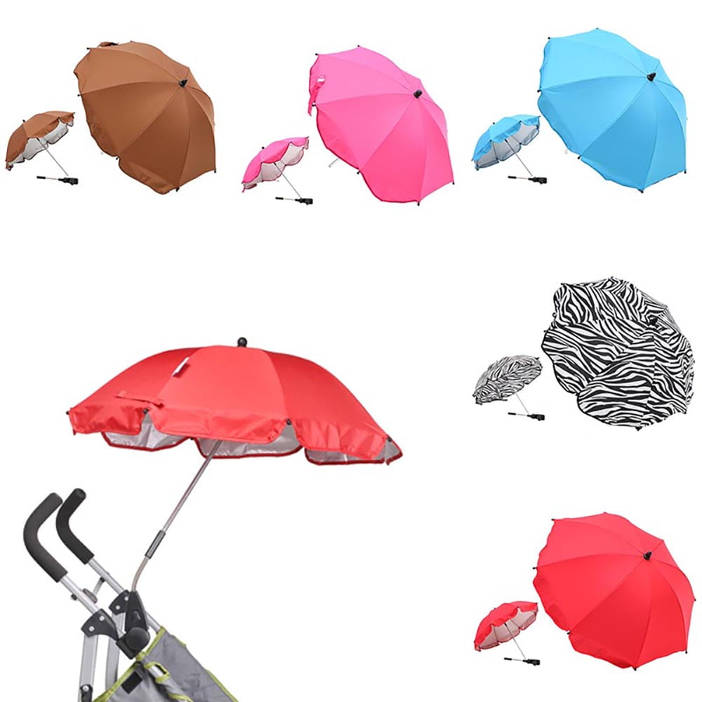 Kids Baby Parasol Pram Pushchair Universal Stroller Buggy Sun Shade Umbrella 