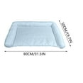thumbnail image 3 of Summer Pet Ice Mat for Dogs & Cats | Cooling Gel Pad with Breathable Ice Silk Fabric | Non-Deformable Pet Bed | 80x50cm | 1-Pack, 3 of 5