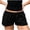 Black, variant on Womens Sweat Shorts Y2K Low Rise Wide Leg Mini Shorts Summer Casual Drawstring Lounge Shorts, L