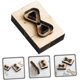 thumbnail image 2 of English translation: \n'Punching Form Made of Wood for Leather Craft, Reusable Punching Dies for Leather for Professionals and Beginners', 2 of 5