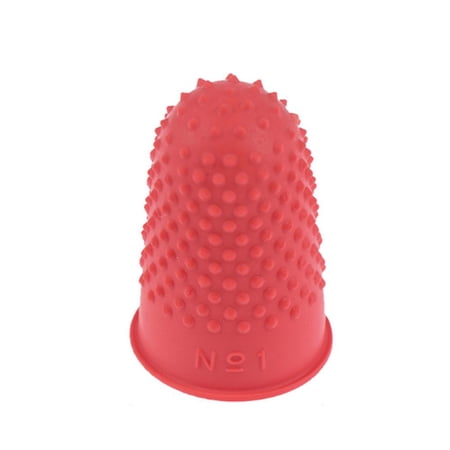 Cleaning  Accessories Rubber Fingertip Protective Nail Art Tool Cover Finger Tip Finger Cots Protector Gloves RED