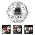 thumbnail image 6 of WASHWEPE 1Pack Tea Filter Silver 11Cm Diameter Stainless Steel for Afternoon Tea, 6 of 8