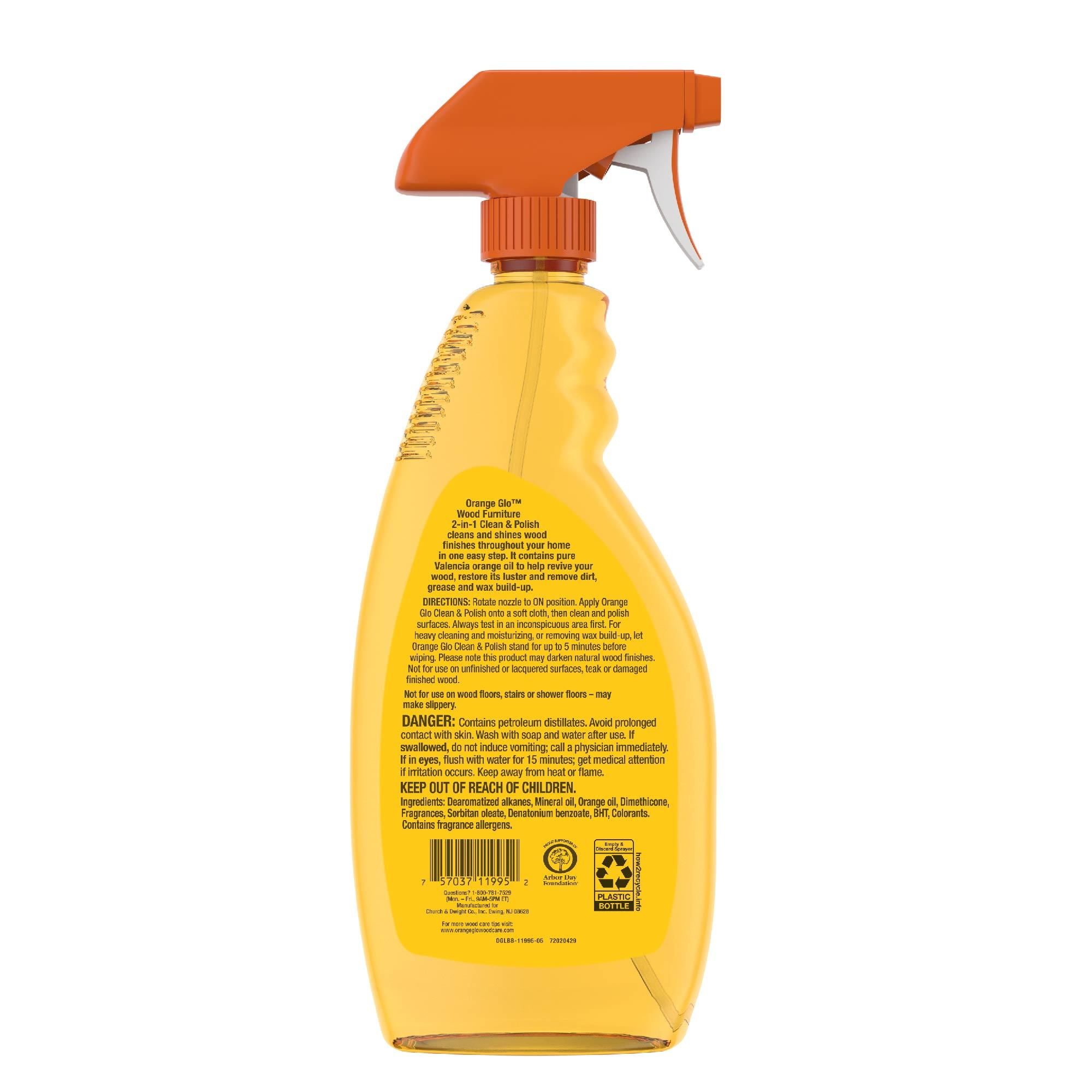 Orange Glo Wood Cleaner - Polish Orange Scented 16 oz