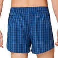 thumbnail image 3 of SCHIESSER Calzoncillos bóxer tejidos para hombre, paquete de 4 - pantalones, algodón Azul 4XL (XXXX-Large), 3 of 4