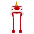 thumbnail image 2 of Lindo Sombrero De León Para Mascotas, León Para Mascotas De Estilo Chino Lindo Sombrero De Danza Del León Para Mascotas De Año Nuevo Sombrero De León Para Mascotas De Estilo Chino Diseño Fácil De Usar, 2 of 8