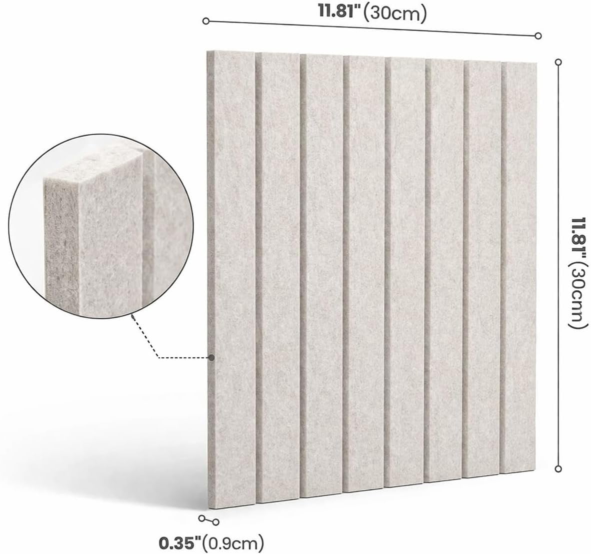 Acoustic Panels 12 Pack Sound Absorbing Wall Panels for Studio Office Home Noise Reduction Decorative Panels Easy Install Sound Dampening