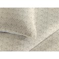 thumbnail image 3 of Ambesonne Art Deco Quilted Bedspread Set 3 Pcs, Geometric Floral Damask, Queen, Eggshell and Pale Tan, 3 of 4