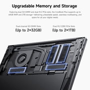 CHUWI CoreBook Plus 16 Laptop,512GB SSD 16GB RAM,AMD Ryzen 5 7430U(Up to 4.3GHZ) ,Windows 11 Notebook Gaming Computer with Backlit Keyboard,1920*1200 IPS Display,WIFI6,BT5.2