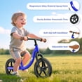 thumbnail image 4 of KORIMEFA Toddler Balance Bike for Kids Ages 2–5, Lightweight No-Pedal Training Bike with Adjustable Seat, First Bike for Boys and Girls, Blue, 4 of 17