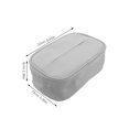 thumbnail image 2 of SHOWERORO Organizador De Pañuelos Para Vehículo En Cuero PU Gris Con Estable Para Porta Servilletas, 2 of 6