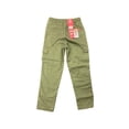 thumbnail image 2 of Levi's Youth Boy's Pull On Drawstring Waistband Tapered Leg Twill Cargo Pant (Olive Night Cargo, 5), 2 of 2