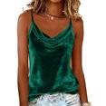 thumbnail image 2 of jjayotai Womens Tank Tops Summer Sleeveless Tops Cowl Neck Backless Shirts Spaghetti Strap Cami Basic Tank Shirts, 2 of 6
