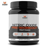 Spawn Fitness Nitric Oxide Supplement Energy Pills Pre Workout for Men Women