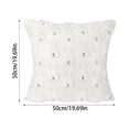 thumbnail image 4 of Easter Bunny Pillow Cases and Embroidered Pillow Covers, Decorative Easter Decor for Sofa and Bedroom, High-End Floral Cushion Shells for Living Room, Multiple Styles, 1-Pack, 4 of 7
