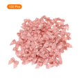thumbnail image 3 of Uxcell 100 Pcs Mini Ribbon Bow 1" Mini Fabric Satin Ribbon Flower Bows Nude Pink, 3 of 6