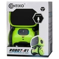 thumbnail image 4 of Contixo Kids Smart Robot Toy Mini Robot Talking Singing Dancing Interactive Voice Control Touch Sensor Speech Recognition Infant Toddler Children Robotics - R1 Green, 4 of 7
