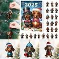 thumbnail image 1 of 2D Acrylic Christmas Ornament Christmas Countdown Calendar Double Printed Decorative Set Christmas Calendar Kids' Favorite Decorative Toy Set Kid Timer Cute Digital Clock Timer Seconds Workout Timer, 1 of 4