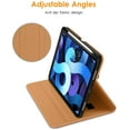 thumbnail image 4 of DTTO iPad Air 5th/4th Case, Premium Leather Business Folio Stand Cover with Built-in Apple Pencil Holder - Auto Wake/Sleep and Multiple Viewing Angles for iPad 10.9 Inch 2020/2022, Brown, 4 of 7