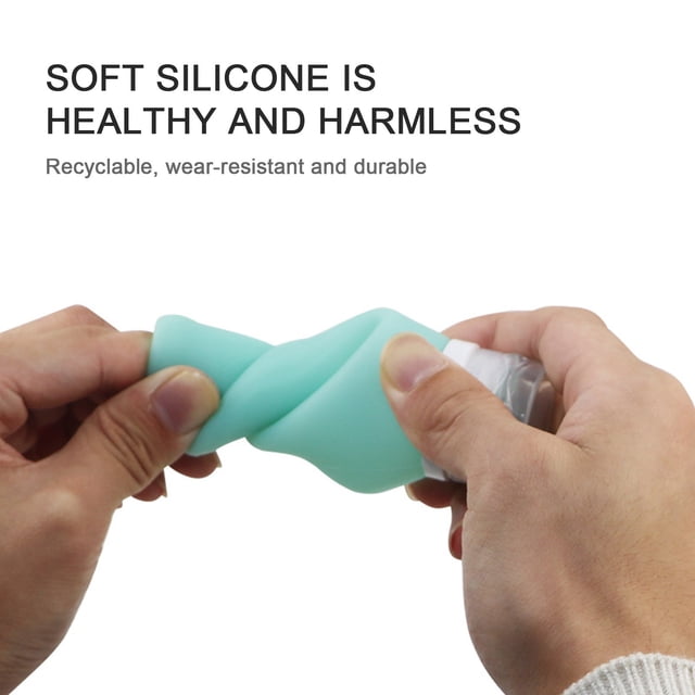 Agiferg Ensemble d'Embouteillage en Gel de Silice pour Lotion et Cosmétiques, Emballage Portable de Voyage