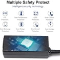 thumbnail image 4 of USB Type C 45W Fit for Lenovo Chromebook 100e 300e 500e C330 C340 S330 S340 ThinkPad T480 T480s T580 T580s E480 E580 GX20M33579 4X20E75131 4X20M26252 Adapter Power Supply Cord, 4 of 5