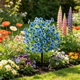 thumbnail image 2 of Artificial Flowers with Ground Spikes, Faux Shrubs for Garden, Outdoor Wedding Party Decorations, Patio & Porch Faux Plants, 2 of 6