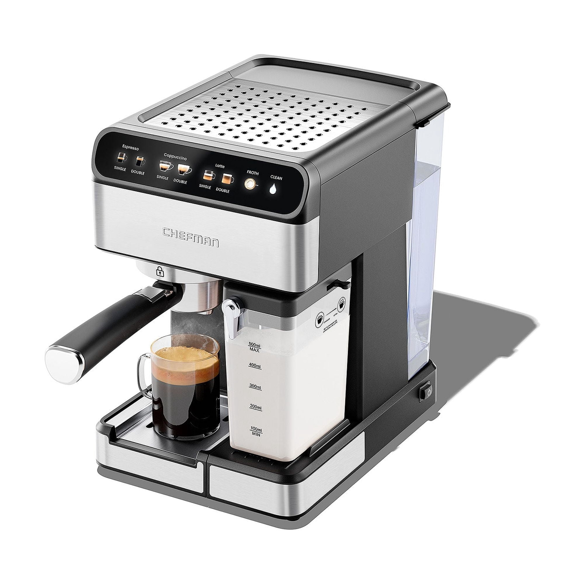 Chefman Barista Pro Expresso Machine RJ54-I-SV - STAINLESS STEEL ONE SIZE