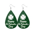 thumbnail image 2 of Teissuly St. Patrick Earrings Irish Geometric Green Hat Earrings Women's Jewelry Teissuly WER202401222483, 2 of 2