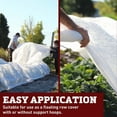 thumbnail image 3 of Harris Seeds Row Cover Agribon PP Fabric UV-Stabilized Frost And Insect Protection for Outdoor Garden Vegetable Plants, 3 of 5