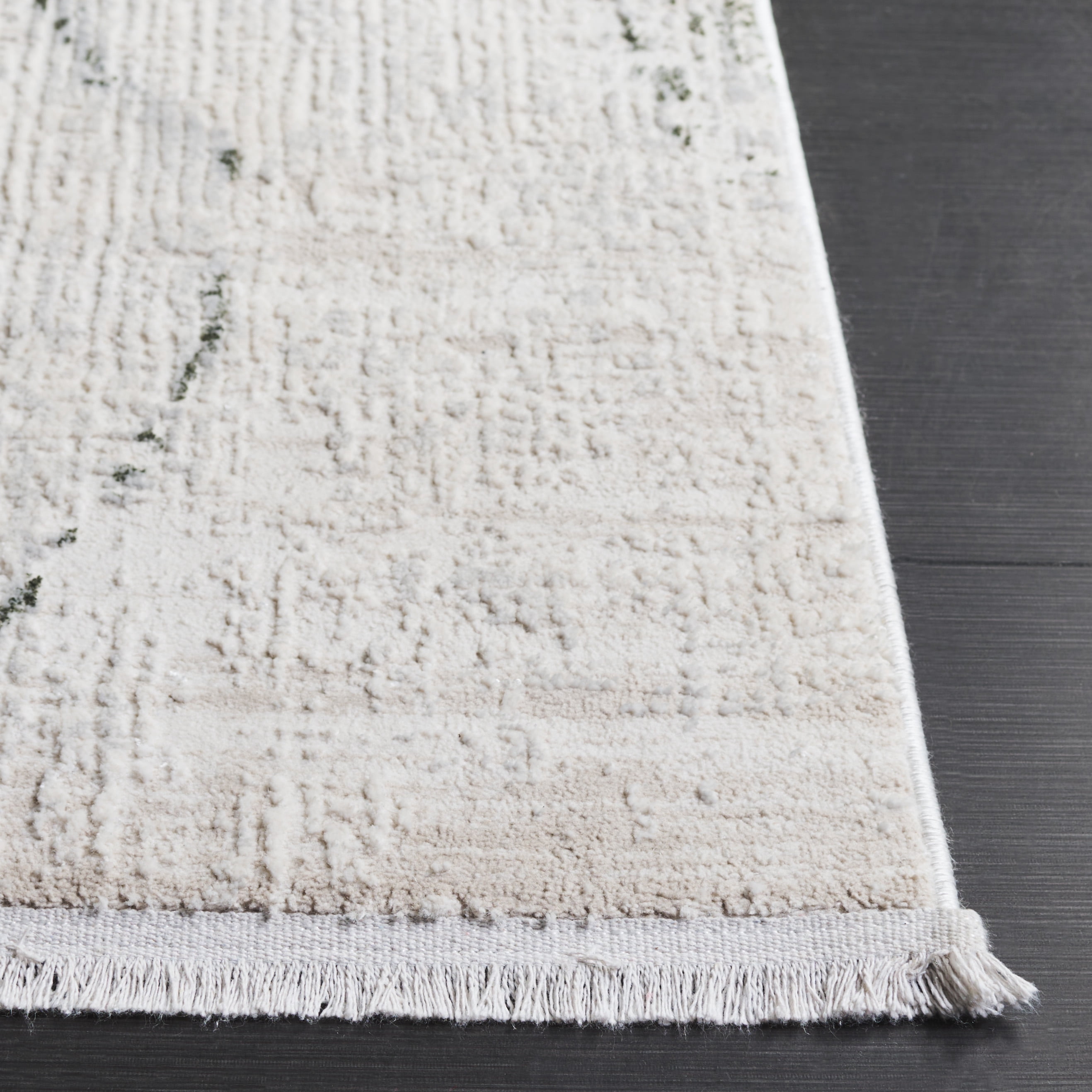 SAFAVIEH Whisper Azalea Abstract Area Rug, Green/Ivory, 4' x 6'